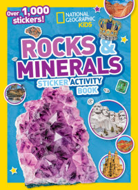 Book cover for Rocks and Minerals Sticker Activity Book