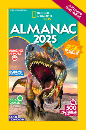 National Geographic Kids Almanac 2025 (International Edition) book cover