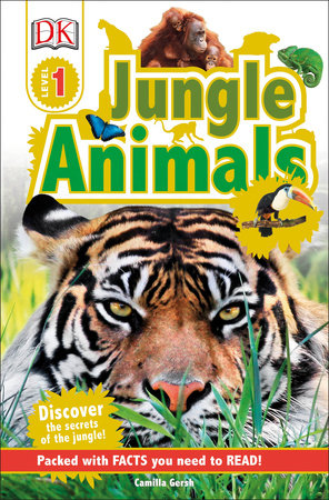 jungle animals reading books