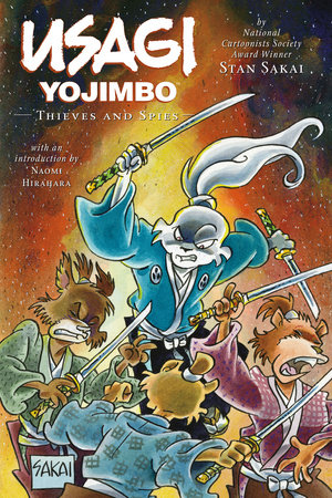 Couverture : Usagi Yojimbo: Thieves and spies