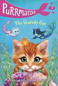 Book cover for Purrmaids #1: The Scaredy Cat