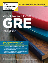 Cover of Verbal Workout for the GRE, 6th Edition