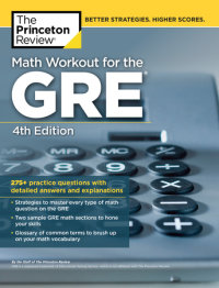 Cover of Math Workout for the GRE, 4th Edition cover