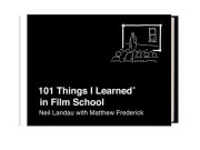 101 Things I Learned® in Film School 