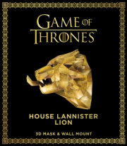 Game of Thrones Mask: House Lannister Lion (3D Mask & Wall Mount) 