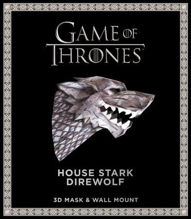 Game of Thrones Mask: House Stark Direwolf (3D Mask & Wall Mount)