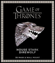 Game of Thrones Mask: House Stark Direwolf (3D Mask & Wall Mount) 