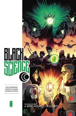 Couverture : Black Science, tome 3 : a Brief Moment of Clarity 10th Anniversary Deluxe Hardcover