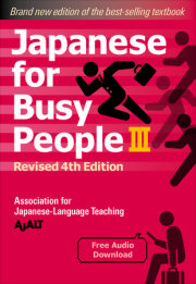 Japanese for Busy People Book 3 