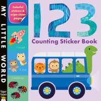 Book cover for 123 Counting Sticker Book