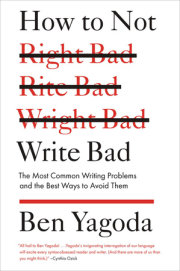 How to Not Write Bad 