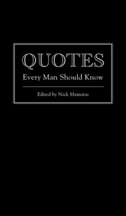 Quotes Every Man Should Know 