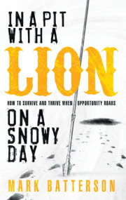 In a Pit with a Lion on a Snowy Day 