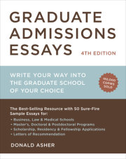 Graduate Admissions Essays, Fourth Edition 
