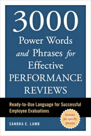 3000 Power Words and Phrases for Effective Performance Reviews 