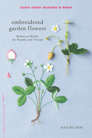 New Botanical Flower Embroidery Ebook Japanese Craft, Book Pattern