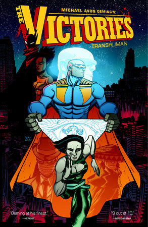 Couverture : Michael Avon Oeming's the victories: Transhuman