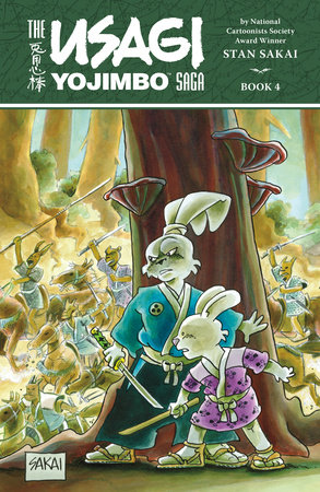 Couverture : Usagi Yojimbo Saga, tome 4