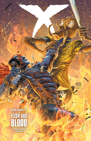 Couverture : X, tome 5 : Flesh and Blood