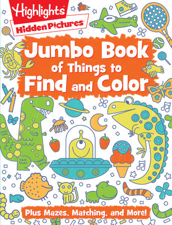 Jumbo Book Of Things To Find And Color By