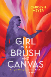 Girl with Brush and Canvas 