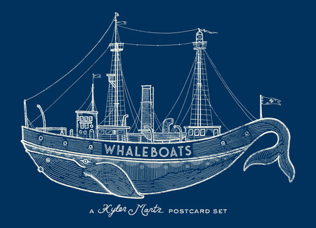 Whaleboats: A Kyler Martz Postcard Set