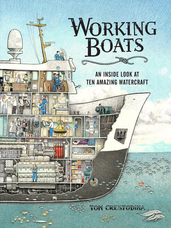 Working Boats Coloring Book by Tom Crestodina: 9781632175069