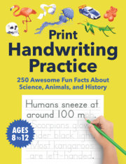 Print Handwriting Practice for Kids 8-12 