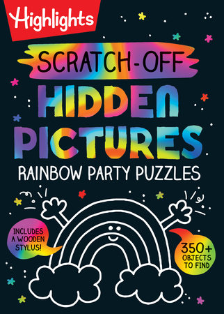 Scratch-Off Hidden Pictures Rainbow Party Puzzles: 9781639620791 |  : Books