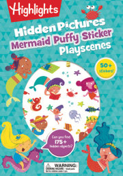 Mermaid Hidden Pictures Puffy Sticker Playscenes 