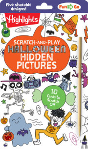 Scratch-and-Play Halloween Hidden Pictures 