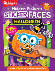 Hidden Pictures Sticker Faces: Halloween 