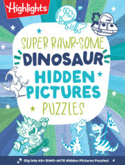 Super Rawrsome Dinosaur Hidden Pictures Puzzles 
