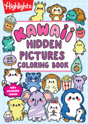 Kawaii Hidden Pictures Coloring Book 