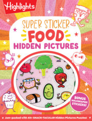 Super Sticker Food Hidden Pictures 