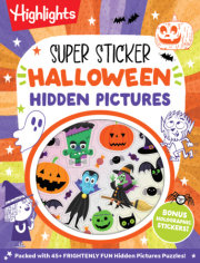 Super Sticker Halloween Hidden Pictures 