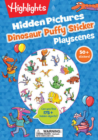  Dinosaur Puffy Stickers for Kids, Dinosaur Puffy