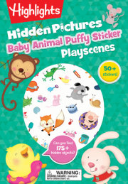 Baby Animal Hidden Pictures Puffy Sticker Playscenes 