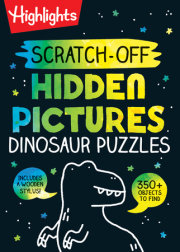 Scratch-Off Hidden Pictures Dinosaur Puzzles 