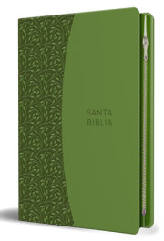 Biblia Reina Valera 1960 Tamaño grande, letra grande piel verde con cremallera /  Spanish Holy Bible RVR 1960. Large Size, Large Print Green Leather with Zippe 