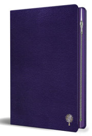 Biblia Reina Valera 1960 Tamaño grande, letra grande piel morada con cremallera / Spanish Holy Bible RVR 1960 Large Size Large Print Purple Leather with Zipper 