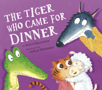Book cover for The Tiger Who Came for Dinner