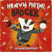 Book cover for Heavy Metal Badger