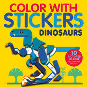 Color with Stickers: Dinosaurs 