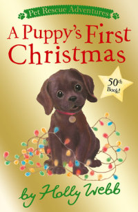 Book cover for A Puppy\'s First Christmas