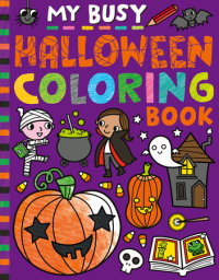 Book cover for My Busy Halloween Coloring Book