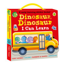 Book cover for Dinosaur, Dinosaur I Can Learn 4-Book Boxed Set with Stickers