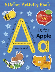 A is for Apple Sticker Activity Book 