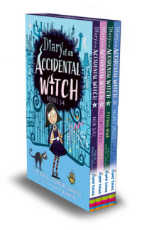 Cover of Diary of an Accidental Witch 4-Book Box Set, Books 1-4 cover