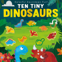 Book cover for Ten Tiny Dinosaurs